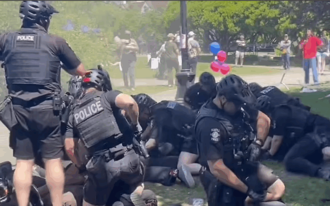 Christian prayer rally attacked by mob of woke trans activists in Seattle
